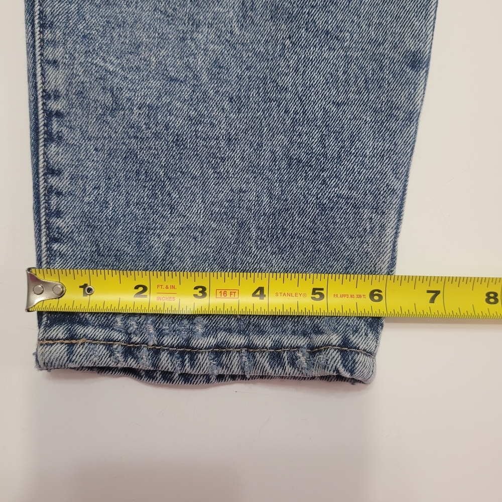 Old Navy O.G Straight High Rise Classic Blue Denim Jeans Size 6 - Picture 12 of 14